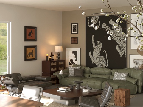 Mid-century Style Living Room