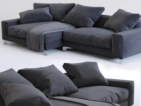 Multi-person sofa Corner sofa