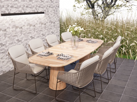 Modern Outdoor Tables and Chairs Outdoor Dining Table