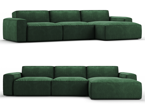 Modern corner sofa multiplayer sofa