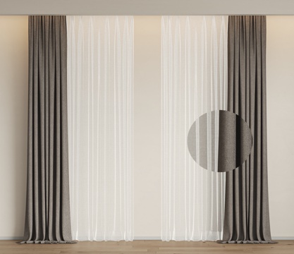 modern curtain gauze curtain