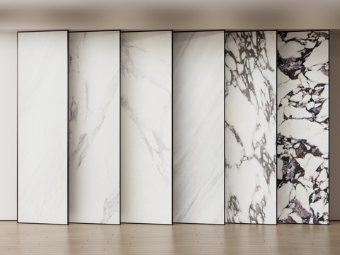 Modern Panel Wall Trim Panel Marble Slab