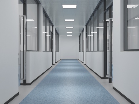 Modern laboratory Corridor