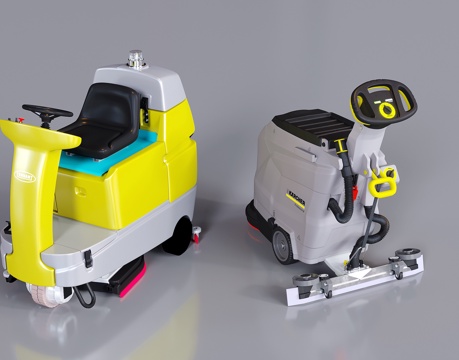 Modern shopping mall sweeper washing machine floor cleaning machine electric cleaning car