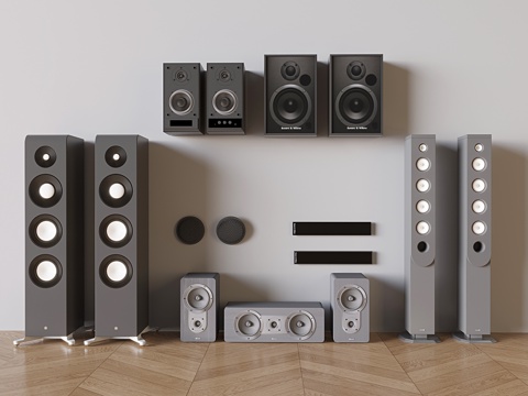 Floor stereo subwoofer wall stereo