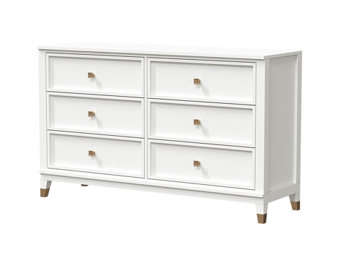 Cream Style Side Cabinet