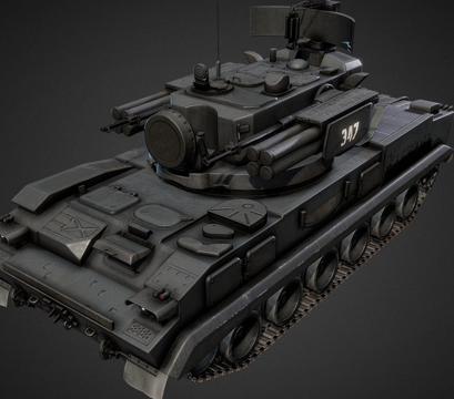 Modern SAM Russian Tank