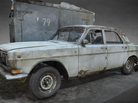 GAZ 24 Old Soviet Car