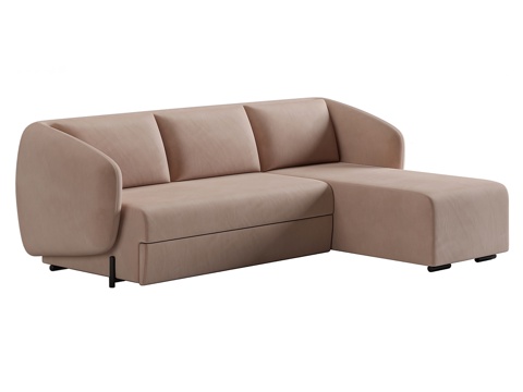 Modern corner sofa multiplayer sofa