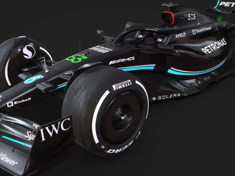 Mercedes W14 Car Racing