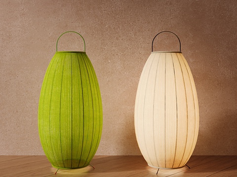 New Chinese floor lantern floor lamp