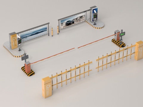 Toll pole road brake