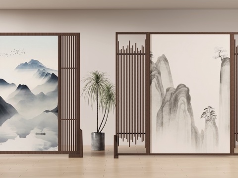 Neo-Chinese Style Screen Landscape Screen