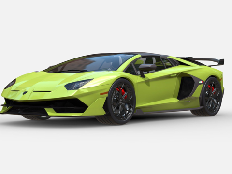 Lamborghini Aventador SVJ sports car