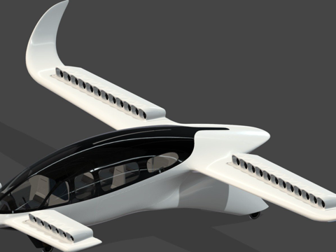 Lilium Jet Car Flying Taxi