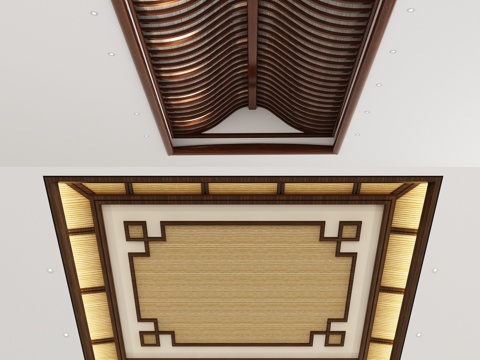 New Chinese Ceiling Living Room Ceiling Grille Ceiling