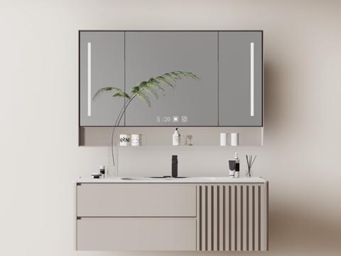 Modern Basin Cabinet Bathroom Cabinet Wash Cabinet Mirror Cabinet