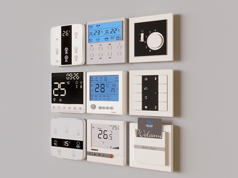 Control Panel Switch Fan Switch Card Entry