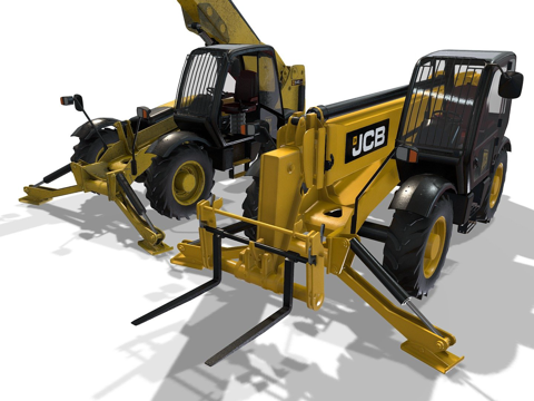 JCB engineering truck excavator shovel