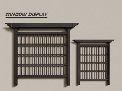 Neo-Chinese Style window casement window wooden window