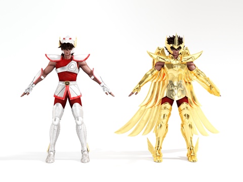 Saint Seiya Sagittarius Gold Holy Cloak Gold Saint Anime