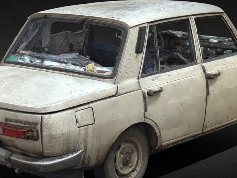 Abandoned car