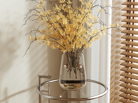 Modern vase floral flower arrangement