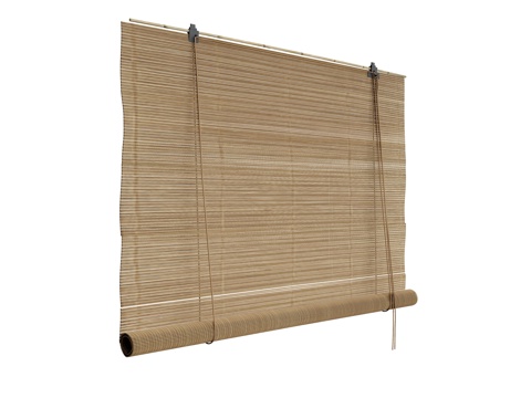 New Chinese Curtain Roller Bamboo Curtain Roller Curtain