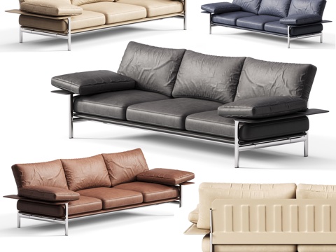 BB ITALIA Italian Multiplayer Sofa Minimalist Sofa