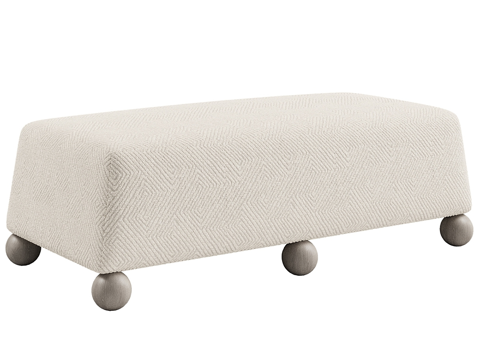 Modern footrest bed end stool