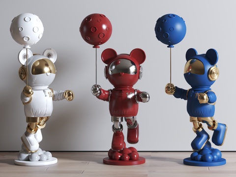 Modern sculpture ornaments Art Toy astronaut cartoon