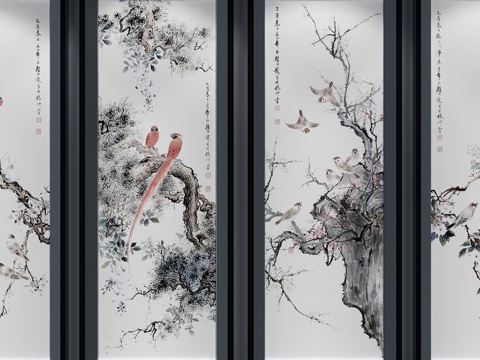 New Chinese Ink Painting Decorative Painting