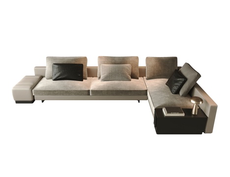 Modern corner sofa multiplayer sofa