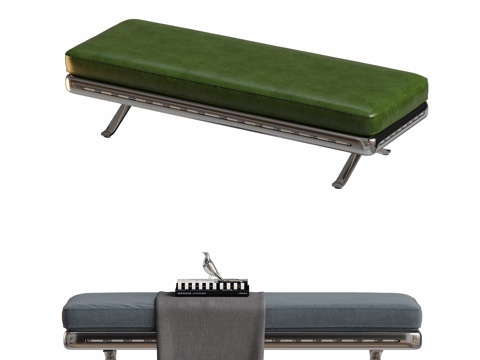 Leather Foot Bed Stool