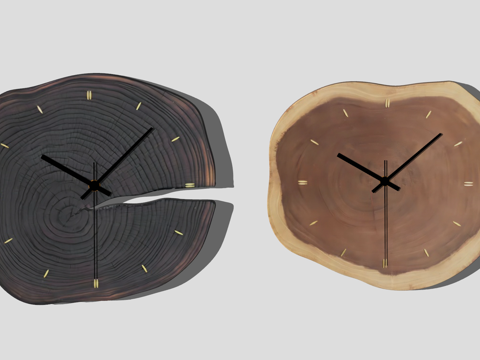 Modern Wooden Wall Clock