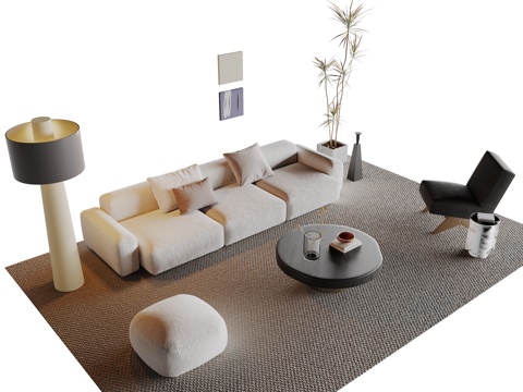 Modern Simple Sectional Sofa