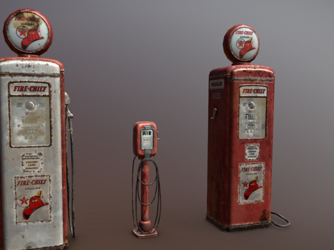 Old gas air pump