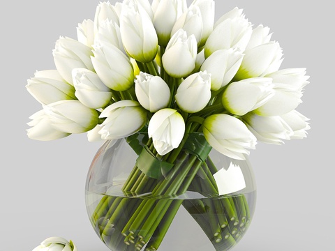 Modern Vase Floral Flower Ornaments