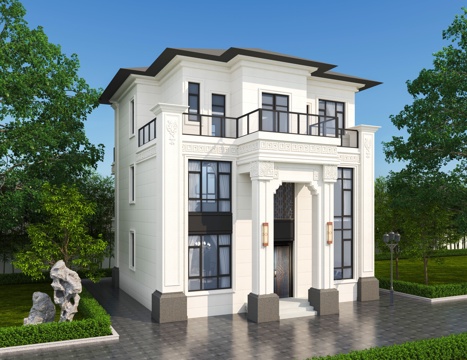 Appearance of Neo-Chinese Style single family villa