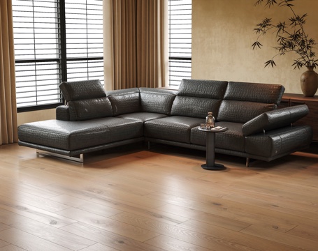 Modern corner sofa multiplayer sofa