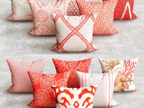 Neo-Chinese Style Pillow Pattern Pillow Fabric Pillow