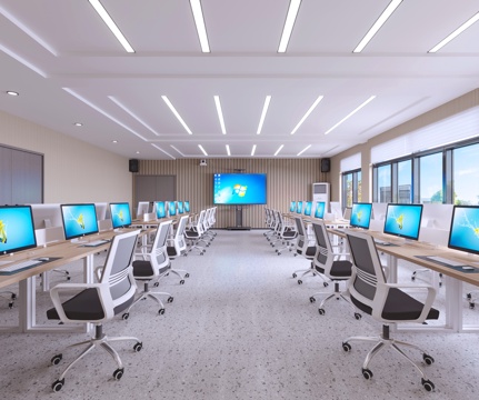 Modern Computer Classroom Training Room