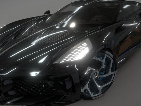 Bugatti-Black Car