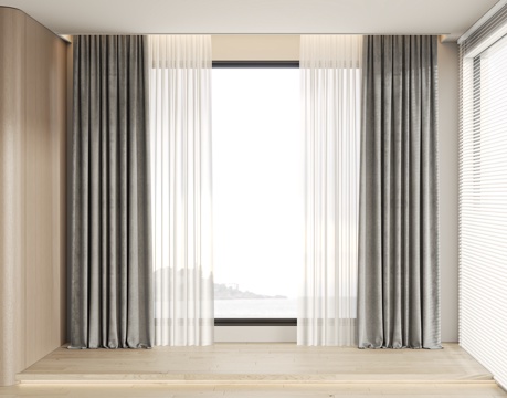 modern curtain gauze curtain