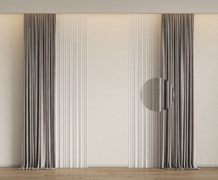 modern curtain gauze curtain