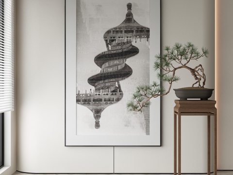 New Chinese Architectural Painting Decorative Painting