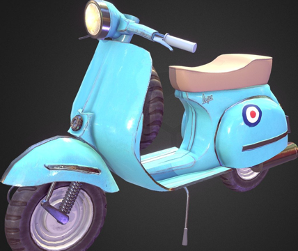 Vespa motorcycle