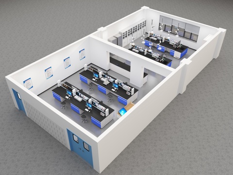 Modern laboratory console