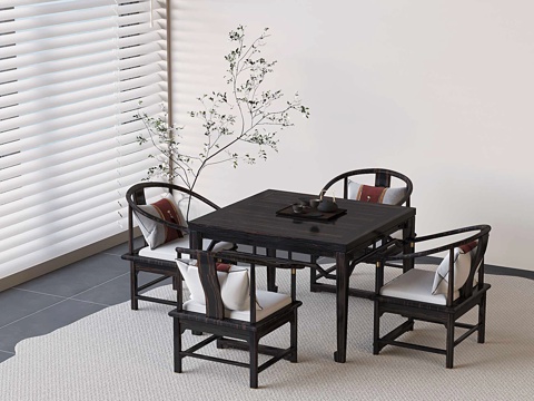 New Chinese Dining Table and Chair Eight Immortals Table