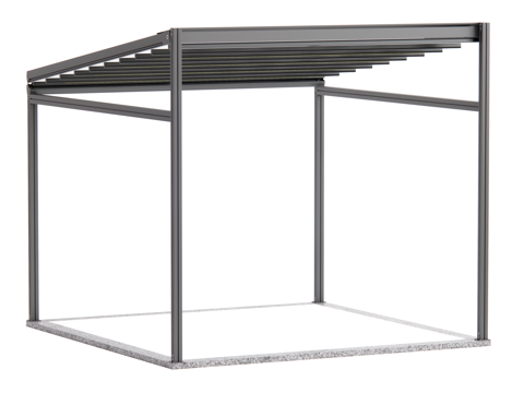 Modern Canopy Parking Shed